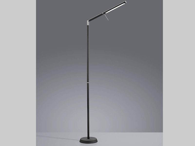 LED Stehleuchte in schwarz matt mit Sensor Dimmer, 162cm hoc / meine